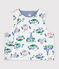 Chaleco reversible de algod&oacute;n con estampado de Par&iacute;s para beb&eacute; blanco/multicolor