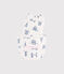 Pijama infantil de niño con estampado París de punto blanco MARSHMALLOW/azul MAJOR