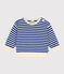 Sudadera de rizo para bebé azul SURF/ AVALANCHE