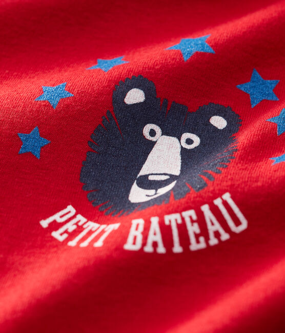 Camiseta para bebé niño rojo TERKUIT