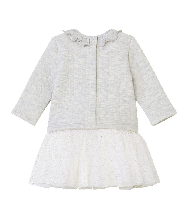 Vestido de beb&eacute; de manga larga falso para ni&ntilde;a BELUGA CHINE