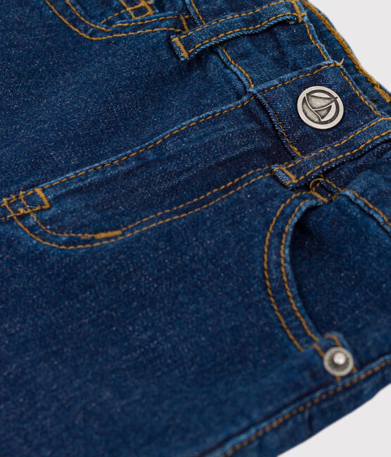 Pantalón vaquero recto de niño azul DENIM BRUT