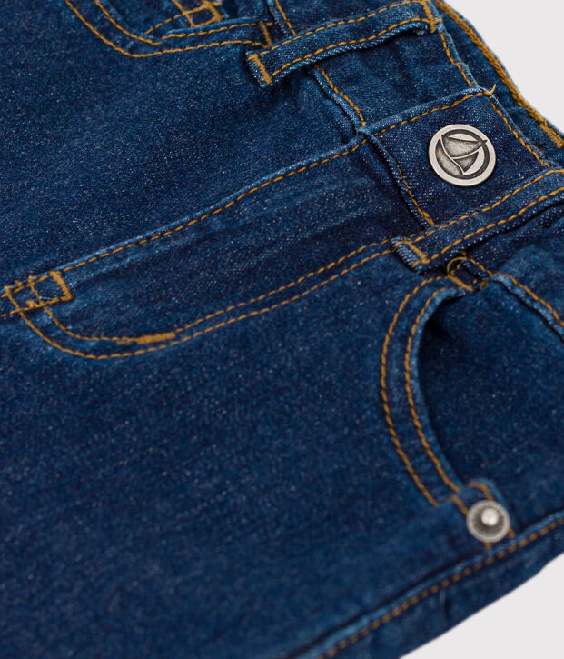 Pantal&oacute;n vaquero recto de ni&ntilde;o azul