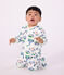 Pijama de mulet&oacute;n con estampado de Par&iacute;s para beb&eacute; blanco/multicolor