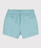 Shorts de sarga para bebé verde BOB