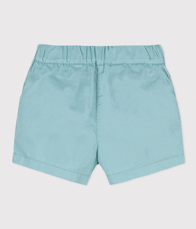 Shorts de sarga para beb&eacute; verde