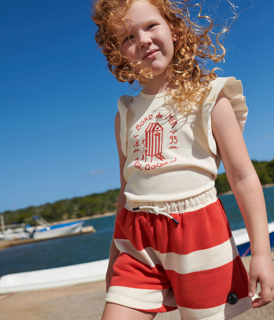 Camiseta infantil de manga corta de algodón con estampado crudo AVALANCHE