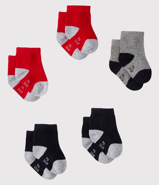 Juego de 5 pares de calcetines para bebé variante 1