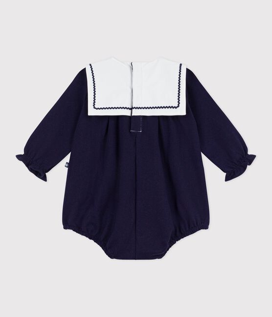 Mono corto de algodón con cuello marinero para bebé SOIR