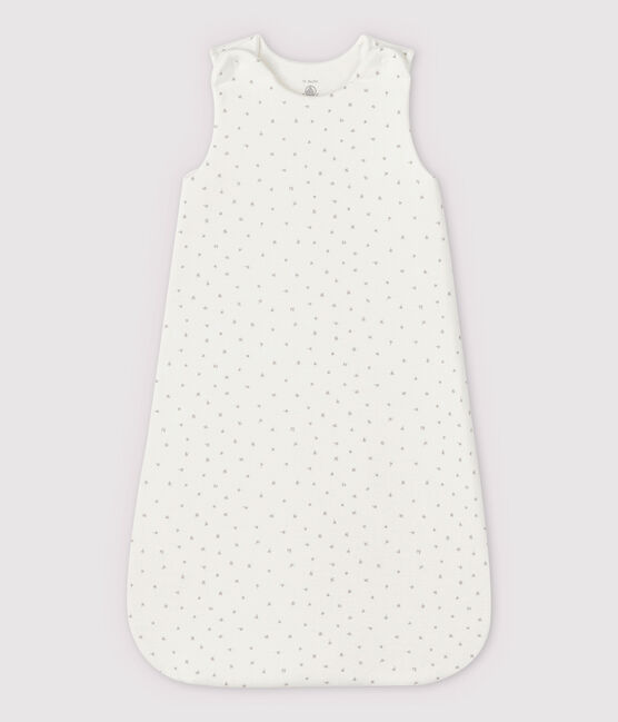 Saco blanco de bebé de tejido túbico de algodón orgánico blanco MARSHMALLOW/blanco MULTICO