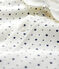 Pijama enterizo de algodón ecológico de bebé niña blanco MARSHMALLOW/gris TEMPETE