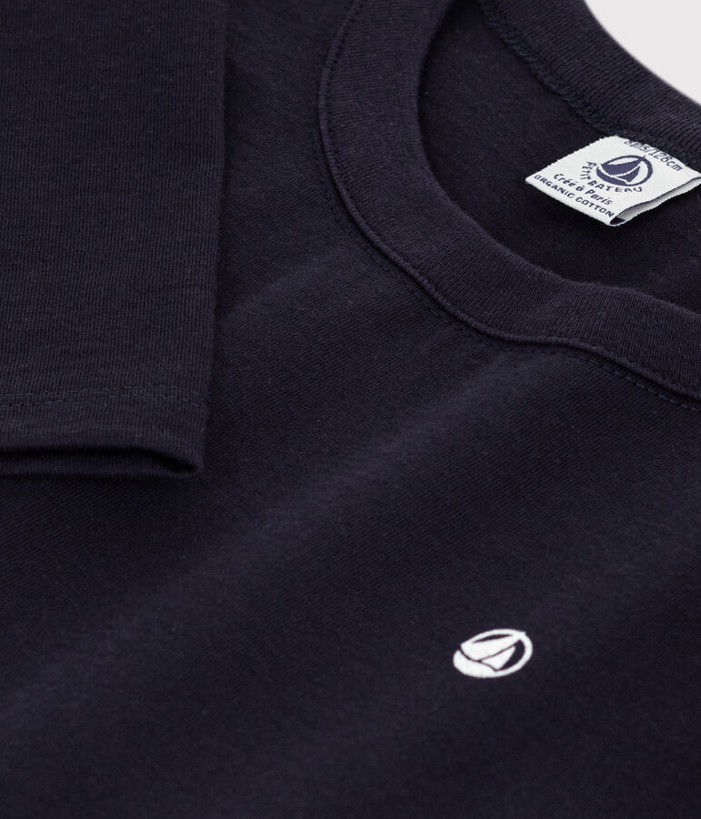 Camiseta de manga larga para ni&ntilde;o azul