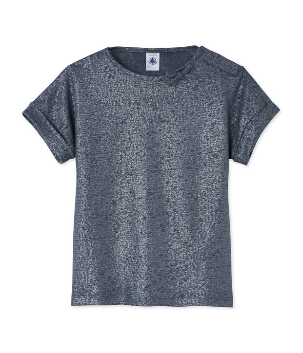 Camiseta para ni&ntilde;a gris/gris
