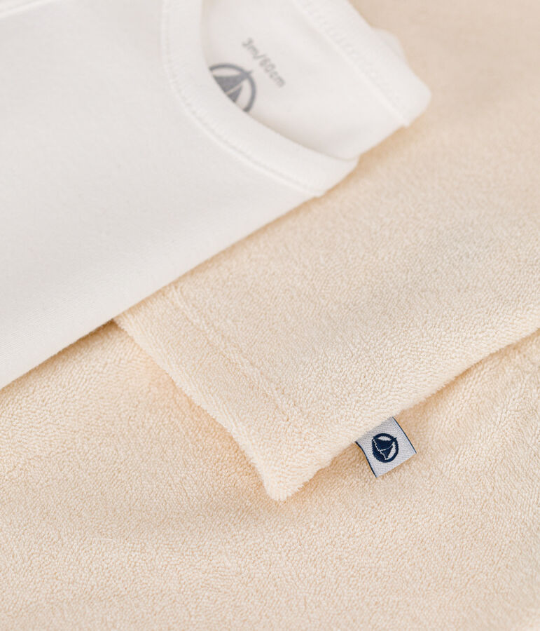 Conjunto de beb&eacute; de 3 piezas de rizo de beb&eacute; crudo