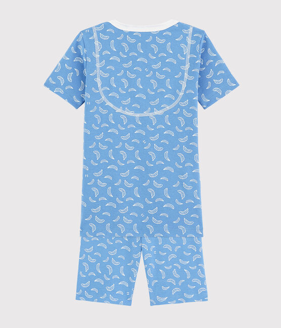Pijama corto snugfit con estampado de plátanos de algodón de niño/niña variante 1