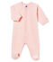 Pelele para bebé rosa JOLI/gris CONCRETE