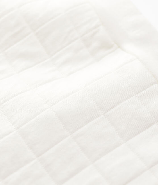 Pantalón blanco acolchado de bebé de algodón orgánico blanco MARSHMALLOW