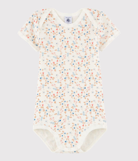 Body manches courtes bébé fille blanco MARSHMALLOW/blanco MULTICO