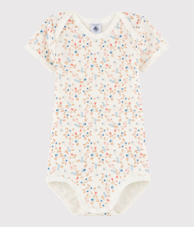 Body manches courtes b&eacute;b&eacute; fille blanco/multicolor
