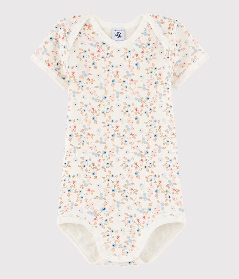 Body manches courtes b&eacute;b&eacute; fille blanco/multicolor