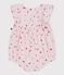 Pelele de gasa de algod&oacute;n con estampado de flores para beb&eacute; rosa/multicolor