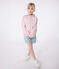 Cortavientos infantil de flores rosa CHARME/blanco MARSHMALLOW