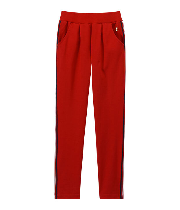 Pantal&oacute;n malla de ni&ntilde;a rojo
