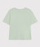 Camiseta la Boxy de algodón de mujer verde HERBIER