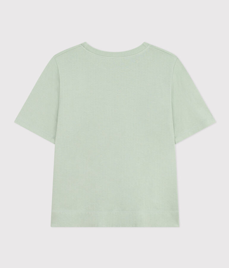 Camiseta la Boxy de algod&oacute;n de mujer verde