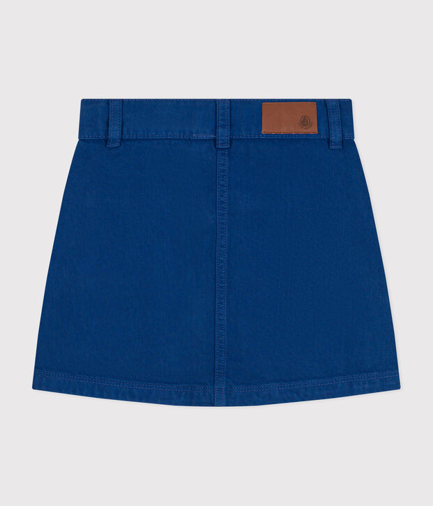 Falda vaquera para ni&ntilde;a azul