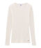 Camiseta cálida de mujer blanco MARSHMALLOW