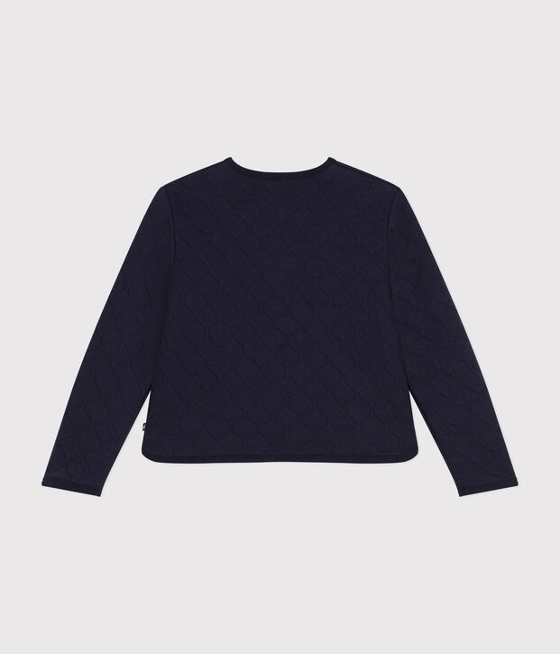 C&aacute;rdigan de t&uacute;bico para mujer azul