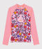 Camiseta anti-UV UPF 50+ ecorresponsable para mujer rosa PATIENCE/blanco MULTICO