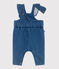 Peto largo de tejido denim con elastano para bebé azul BLEU DELAVE