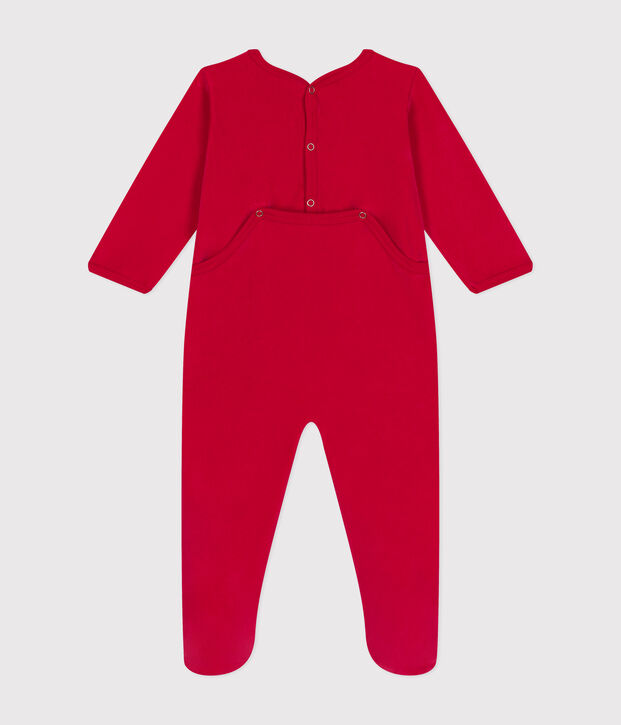 Dors bien en velours b&eacute;b&eacute; rojo