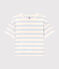 CAMISETA BOXY de algodón de mujer PLEINAIR/ MARSHMALLOW