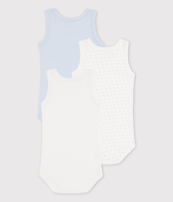 Juego de 3 bodis sin mangas de algodón orgánico variante 1