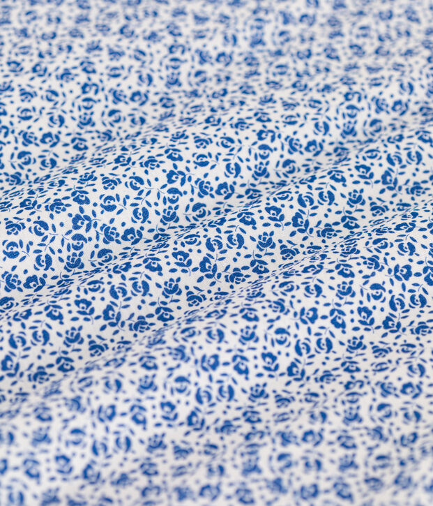 Saco de algod&oacute;n con flores para beb&eacute; TOG 2 azul/azul