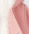Abrigo de tela de lana para bebé niña rosa CHEEK/blanco MARSHMALLOW