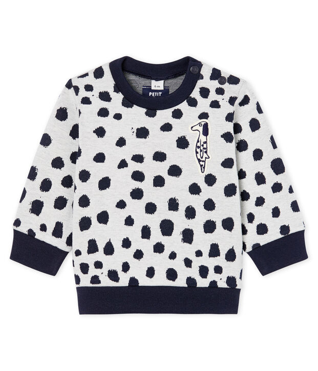 Sudadera de beb&eacute; unisex Jean Jullien blanco/DOTTIES