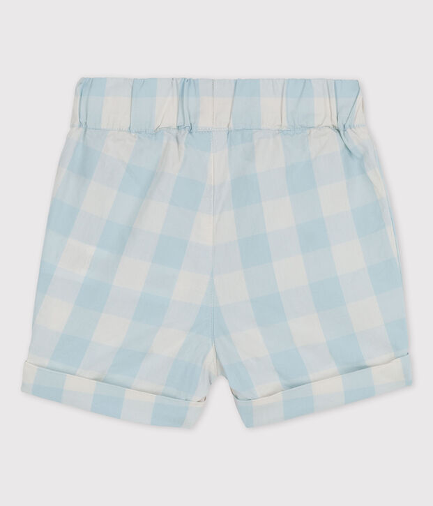 Shorts de popelina de Vichy de beb&eacute; BOLDAIR/blanco