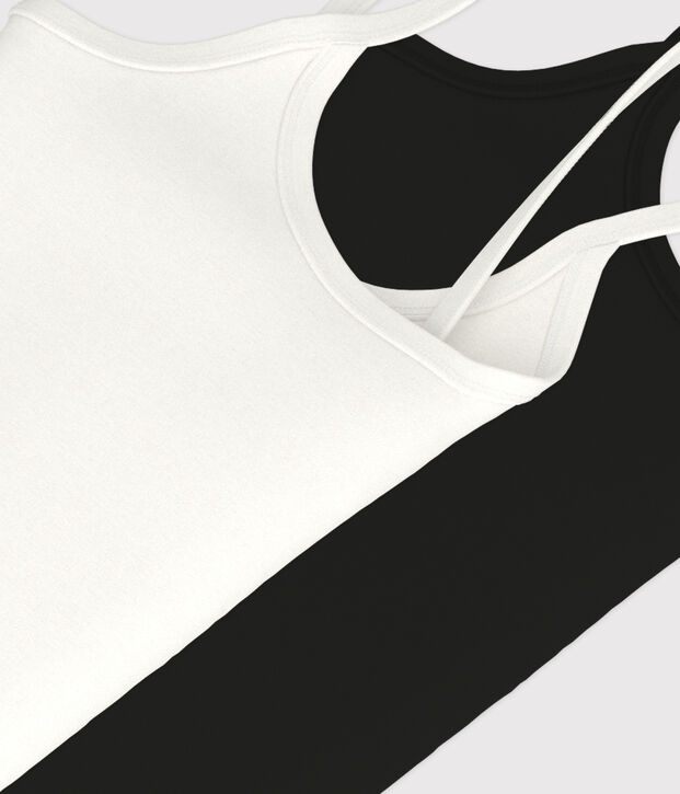 Camisetas de tirantes L'ICONIQUE de algod&oacute;n fino de mujer multicolor