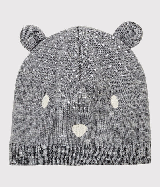Gorro de punto de bebé. gris SUBWAY CHINE
