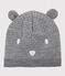 Gorro de punto de bebé. gris SUBWAY CHINE
