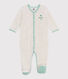 Pijama de terciopelo liso para bebé