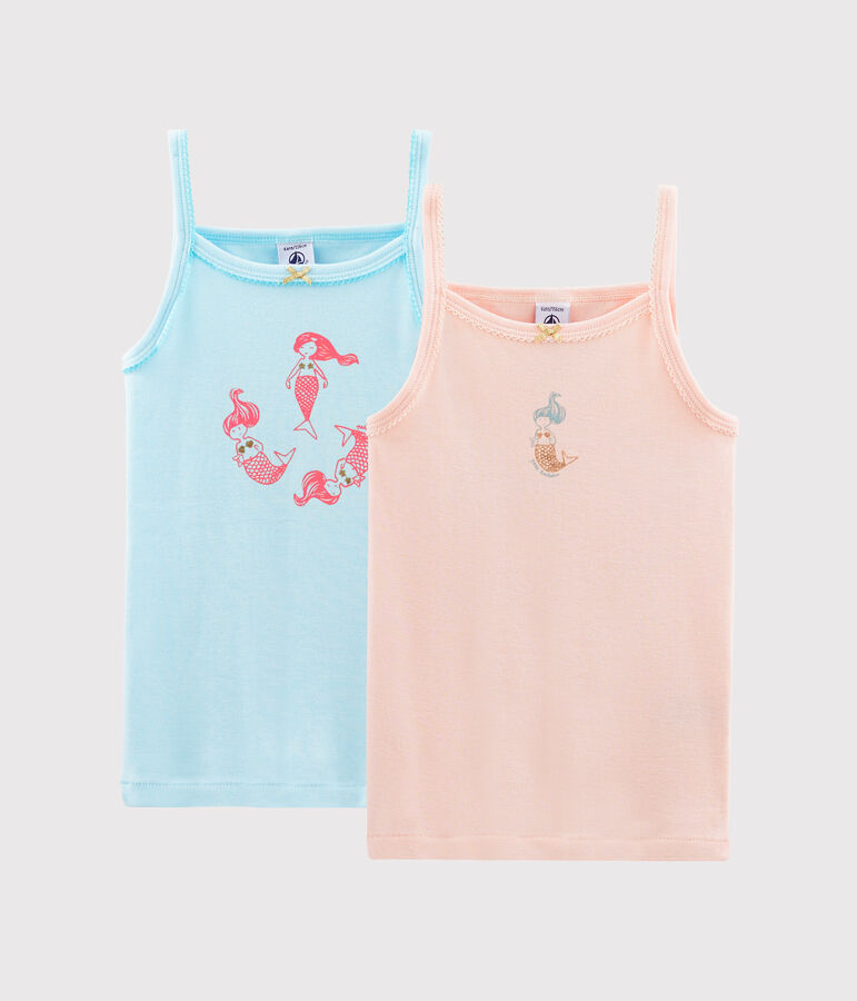 Par de camisas de tirantes para ni&ntilde;a variante 1