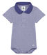 Polo manga corta cuello polo milrayas para bebé niño