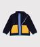 Chaqueta infantil lisa colorblock de borreguito SMOKING