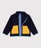 Chaqueta infantil lisa colorblock de borreguito SMOKING
