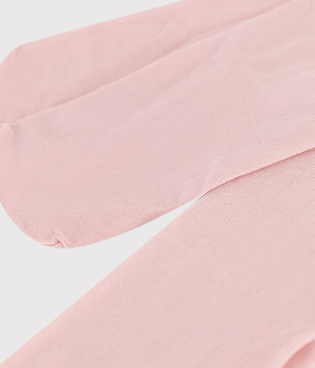 Pantis de microfibra para ni&ntilde;a rosa